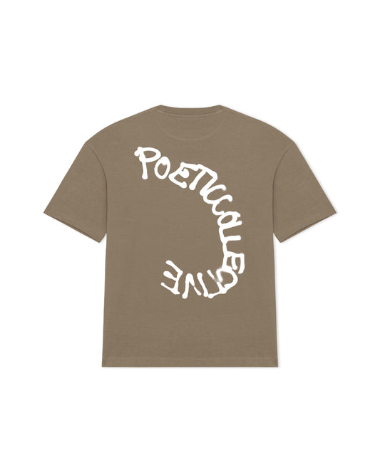 Spray T-shirt - Brown