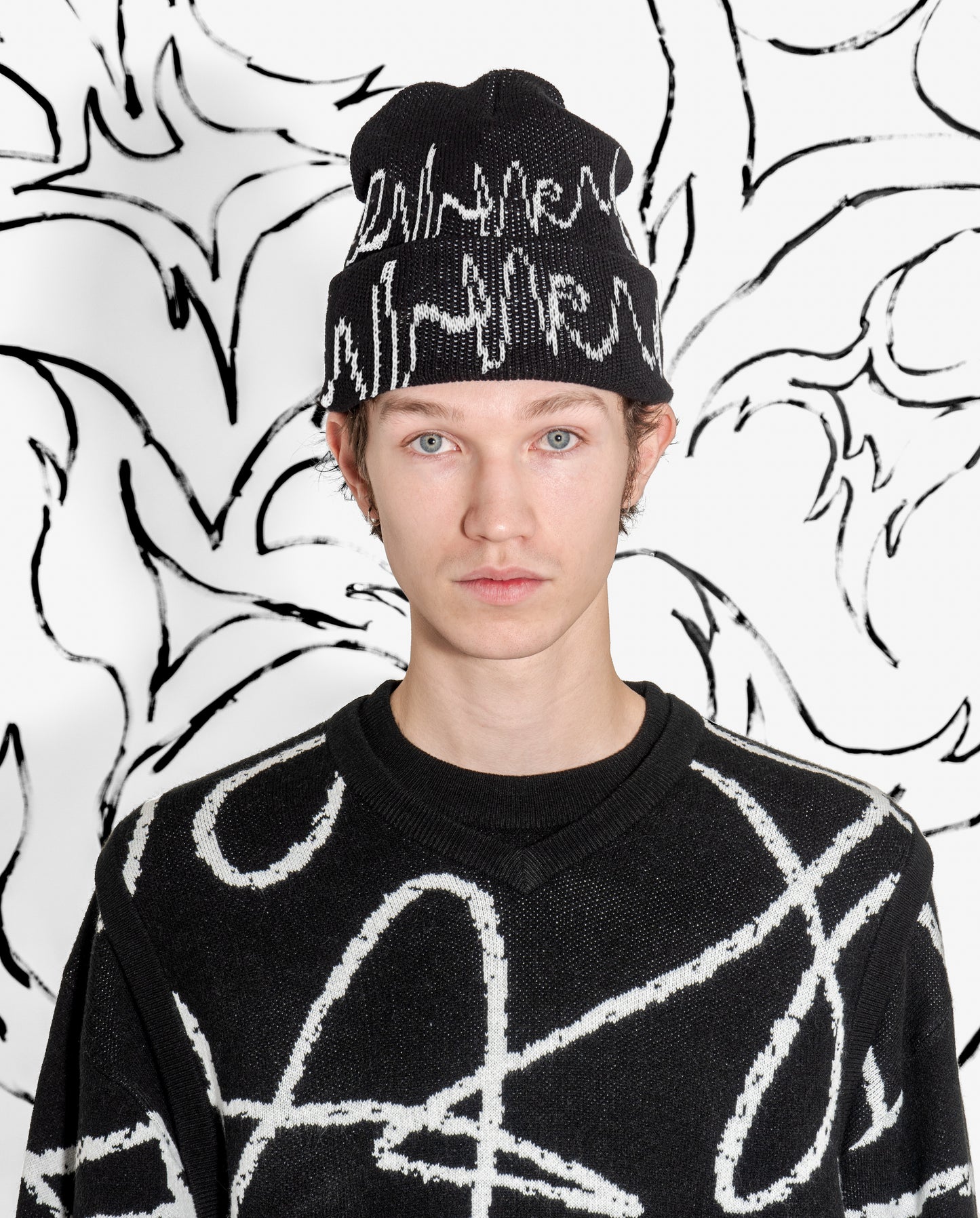Crayon Beanie - Black