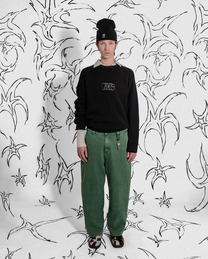 Sculptor Pant - Green Acid Denim Wash