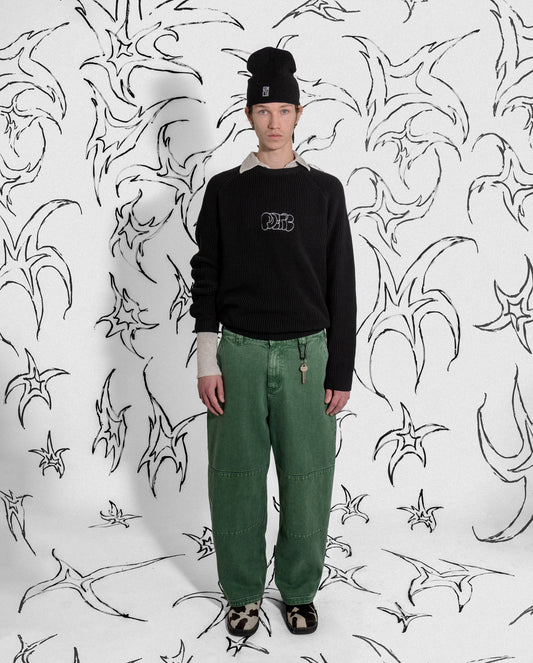 Sculptor Pant - Green Acid Denim Wash