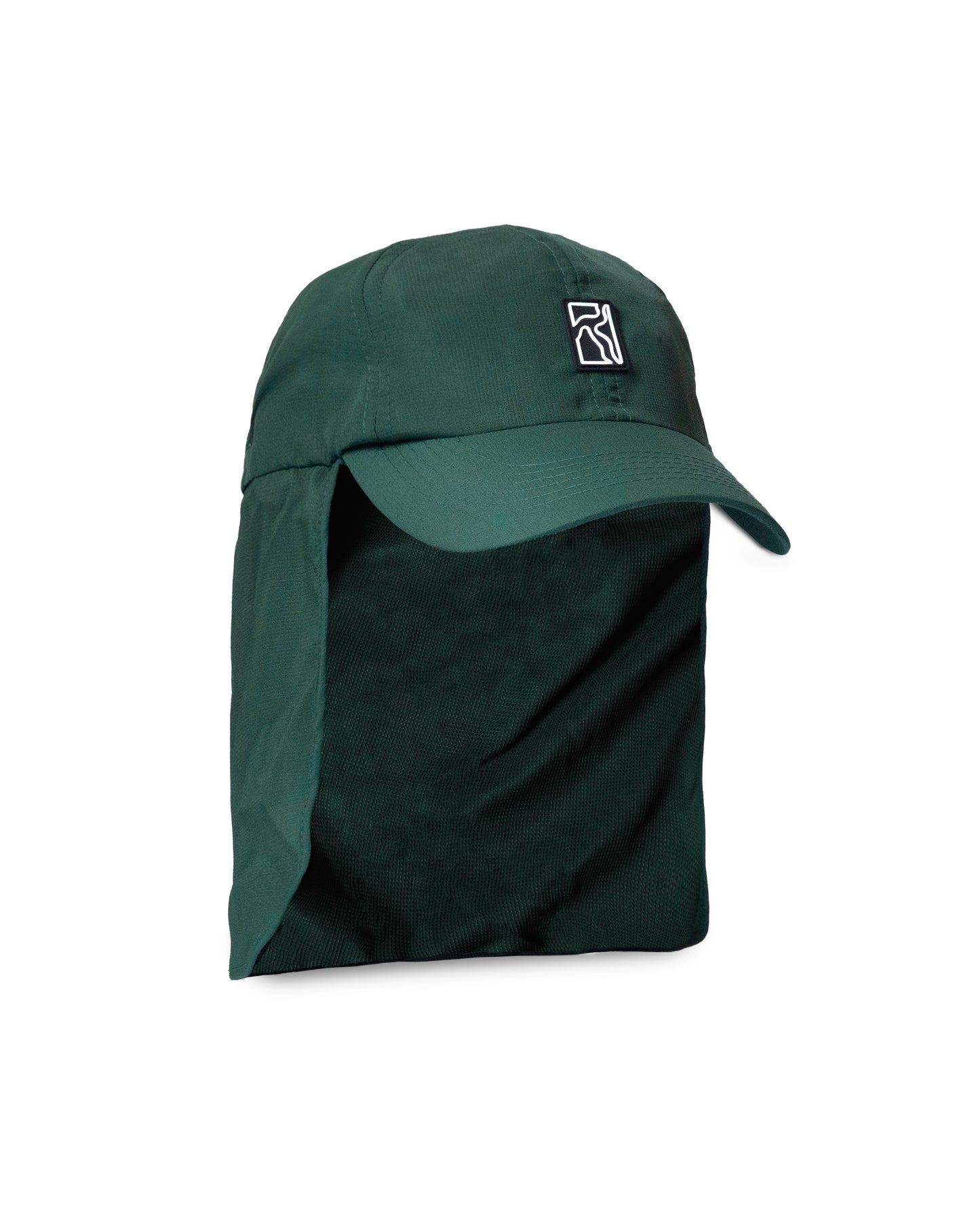 Sun flap cap - Green