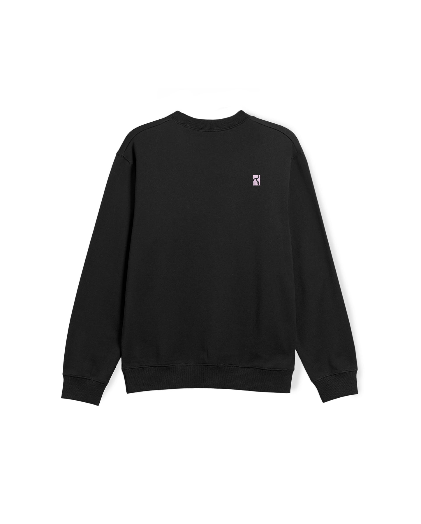 Three Prints Crewneck - Black