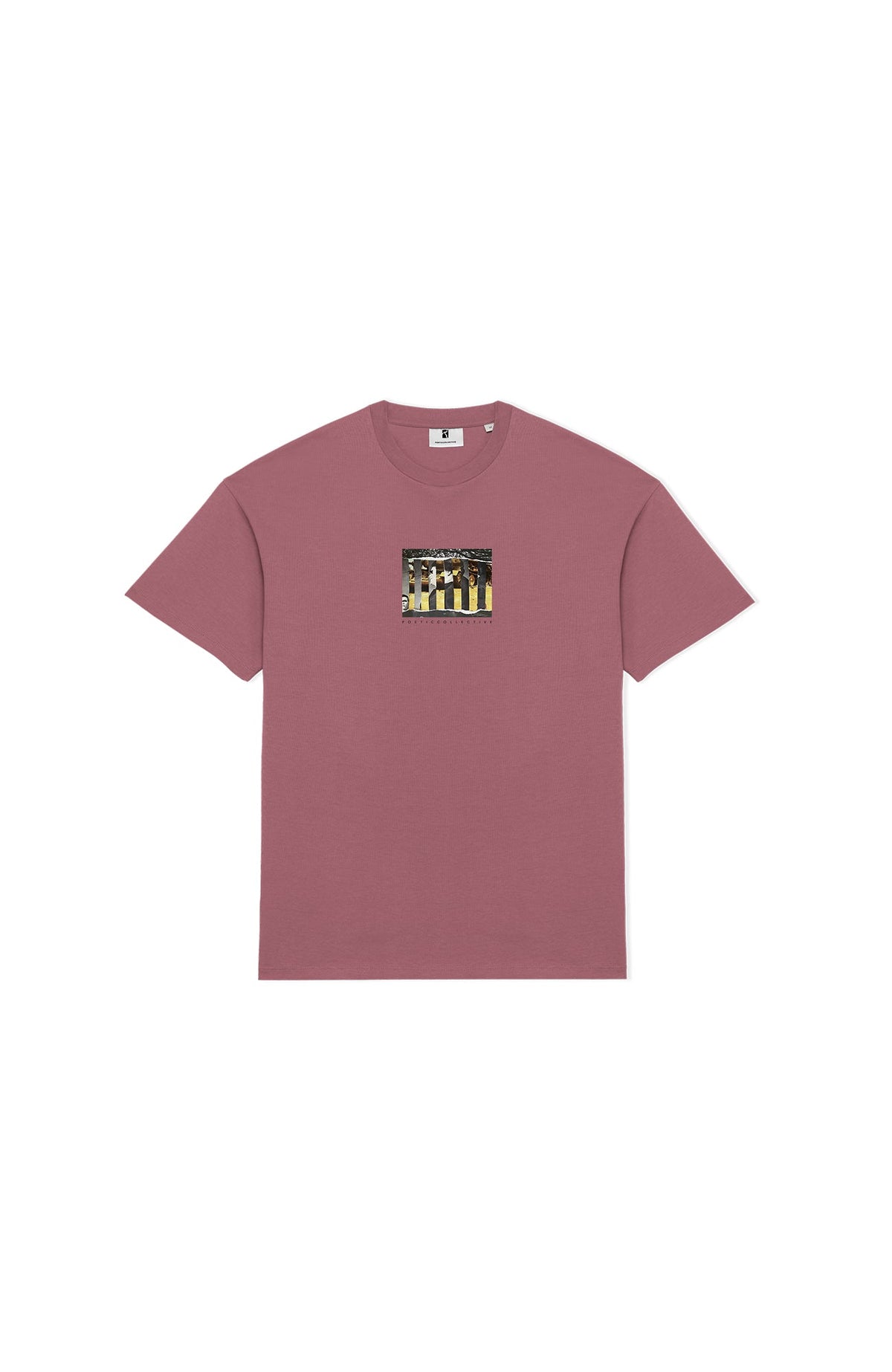 Torn Collage T-shirt - Pink