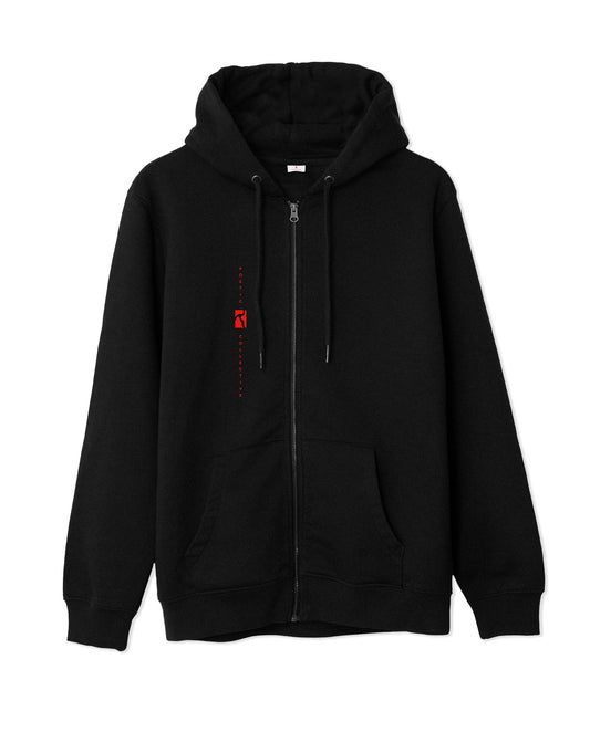 Zip Hoodie – Black