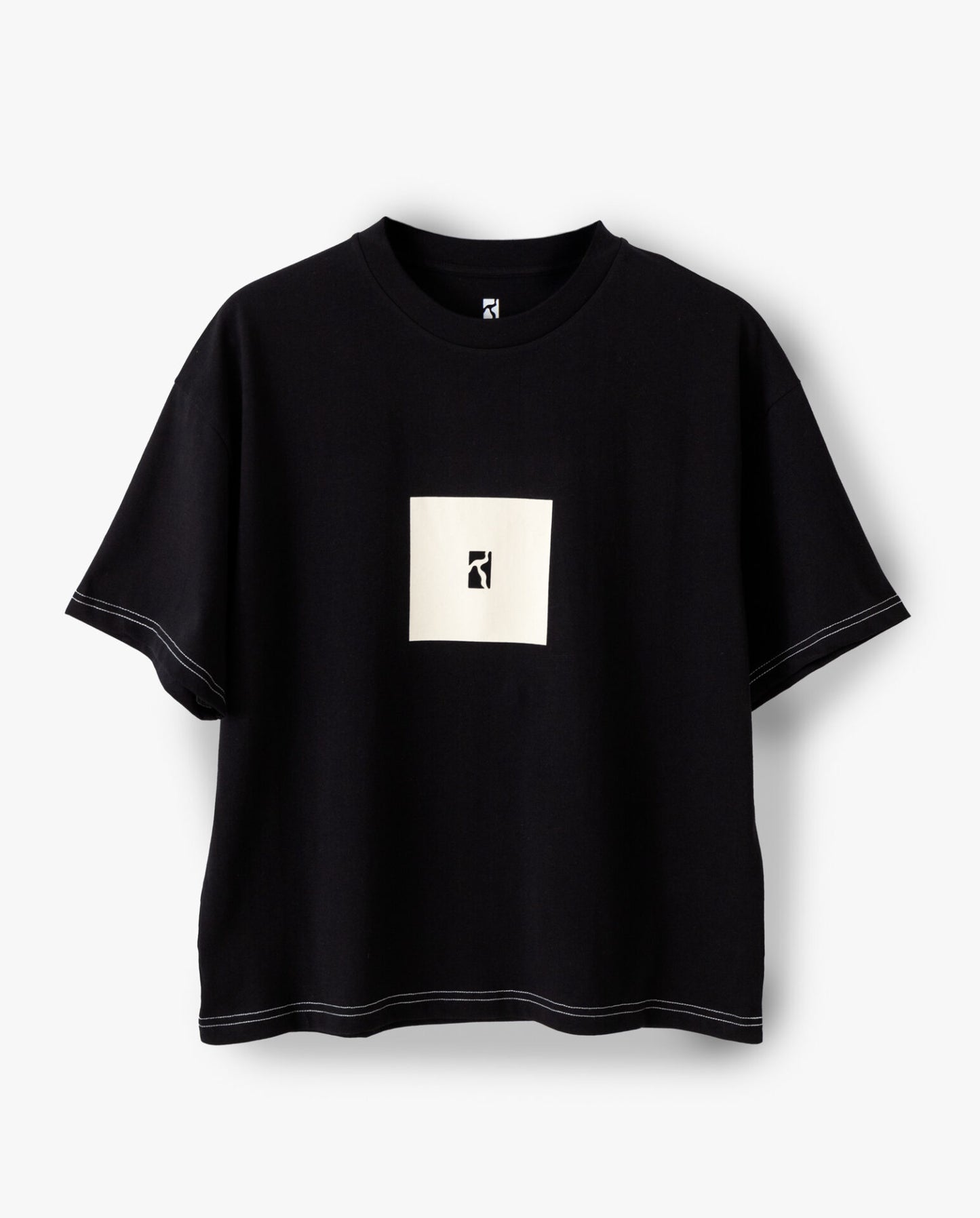 Premium Box T-shirt – Black / Off white