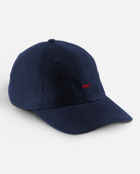 Art cap navy red