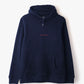 Box hoodie Navy/red